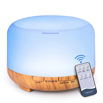 Essential Oil Aromatherapy Diffuser & Humidifier with Remote